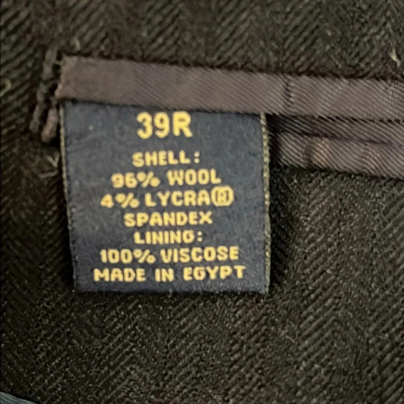 Brooks Brothers | Wool stretch suit jacket/blazer Navy blue Men’s size 39R - Picture 7 of 9